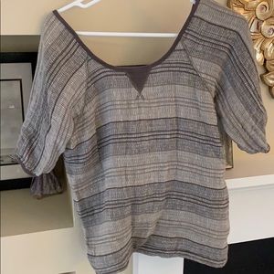 Ace & Jig short sleeved reversible top.